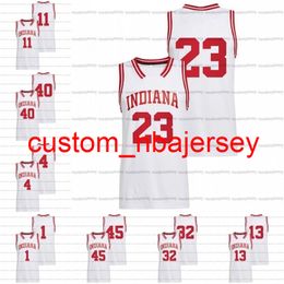 Custom Indiana Hoosiers Jersey 2022 NCAA College Basketball Trayce Jackson-Davis Hulls Victor Oladipo Yogi Ferrell Cody Zeller Trey Galloway