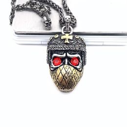 New Assassin Pendant Titanium Steel Men's Necklace Personality Dark Hip Hop Long Accessories Sweater Chain Jewellery
