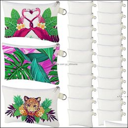 Party Favor Event Supplies Festive Home Garden Ups Cosmetic Bags Purpose Sublimation Blanks Diy Heat Transf Dh2A1