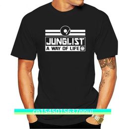 Funny Clothing Casual Short Sleeve Tshirts Mens Junglist A Way of Life TShirt Jungle Reggae Drum N Bass 90 Vinyl Tshirt 220702