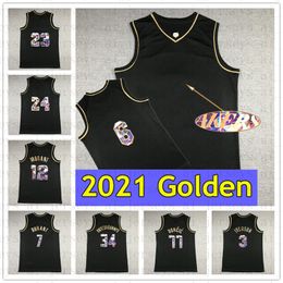 Mens Basketball Jersey 30 Curry 6 Lebron 7 Durant 12 Morant 24 B R Y A N 3 Iverson 34 Antetokounmpo 23 MJ 77 Doncic 1 Booker Golden Stitched Jerseys Factory Wholesale