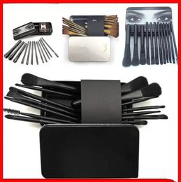 Makeup Brush Set Face Cream Power Foundation Brushes Multipurpose Beauty Cosmetic Tool Brushes Sets with box 12pcs/set 3types