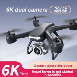 V14 Drone 6K Dual Camera 1080P WiFi Fpv Drones profession HD Wide Angle Camera Height Keep Helicopter Toys