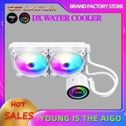 Fans & Coolings DarkFlash PC Case Water Cooler Computer CPU Fan Cooling Radiator Integrated Liquid For Intel LGA 2011/115x/AM3/AM4Fans