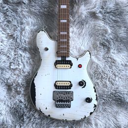 in stock 2022 New electric Guitar white color rose wood fingerboard 22 fret vintage guitar