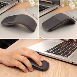 Bluetooth Arc Touch Mouse Portable Wireless Plitsable Silent Mouse Slim Mini Computer Optical мыши для ноутбука Mac iPad iPad