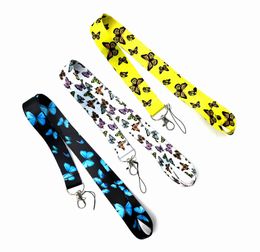 Animal Butterfly Neck Strap Lanyard for wallet Key Cameras ID Card Badge Holder Cell Phone Straps Hanging Rope Lanyards Cell Phone Straps & Charms