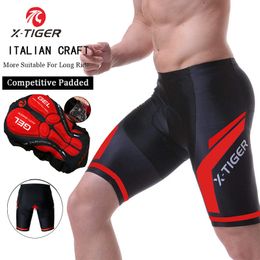 X-Tiger Coolmax 5D Padded Cycling Shorts Shockproof Bicycle Shorts Road Bike Shorts Ropa Ciclismo Tights For Man Women 220505