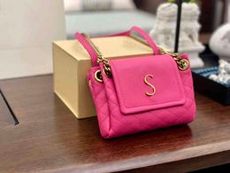 Top Quality Leather Chain Flip Cover Women Cute Mini Shoulder Luxury Designer Bags Crossbody Handbags Purses 230731