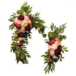 Decorative Flowers & Wreaths Wedding Arch Kit Garland For Rustic Decor Ceremony PartyDecorative