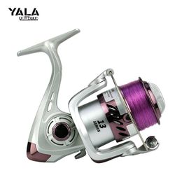 Folding Fishing Spinning Reels with Monofilament Nylon Line Roller Casting Wheel Vessel Bait
