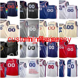 2021-22 Mens 75th Anniversary Diamond Basketball Joel Embiid Ben Simmons Seth Curry Matisse Thybulle Tobias Harris jerseys