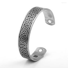 Bangle Fashion Viking Holographic Bracelet Open Jewelry Men's And Women's Tri-Color BraceletBangle Inte22