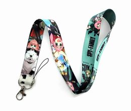 Cell Phone Straps & Charms 100pcs cartoon Japan Strap Keys Mobile Neck Lanyard ID Badge Holder Rope Anime Keychain for boy girl wholesale #012