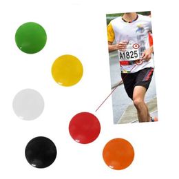 4Pcs Marathon Race Number Magnetic Bib Holders Running Fix Clips Belt Cloth Buckle Triathlon Run Cycling Accessories 220520