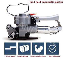 Pneumatic Packer Hand-Held Integrated Strapping Machine Hot-Melt Bundling Automatic Baler For 13-19mm Pp/Pet Ploy Strip A19