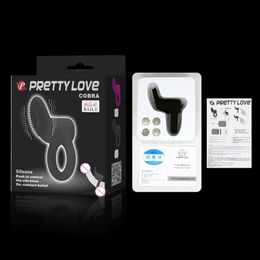 Powerful Vibrating Cock Ring Vibrator - Waterproof Penis Full Silicone Clitorial Vibrators Vibes Stimulators for U1JD