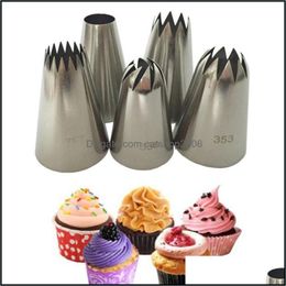 Baking Pastry Tools Bakeware Kitchen Dining Bar Home Garden Practical And Durable Cream Garland Tool 5 Pi Dhjqq