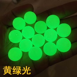 Luminous Stone Bead com buraco resina solta beads charms fluorescentes Acessórios de pingente 6mm 8mm 10mm 12mm 14mm 16mm 18mm 20mm 100 pcs / lote