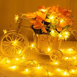 Strings LED Star String Lights 10 FT Fairy Christmas Battery Operated For Indoor & Outdoor Party Wedding And Holiday DecorationsLED