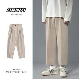 Privathink Solid Color Men's Wide Legs Korean Men Casual Harem Pants Streetwear Male Trousers 3XL 220325
