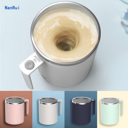 Mugs Automatic Stirring Magnetic Coffee Rechargeable Smart Mixing Thermal Water Cup Portable Supplies Beautiful Tea MugsMugs
