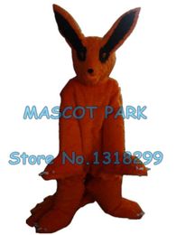 Mascot doll costume plush fox mascot costume nine tail fox custom adult size cartoon character cosply carnival costume 3192