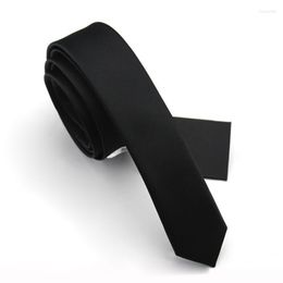 Bow Ties High Quality 2022 For Men 4CM Gravata Slim Black Necktie Silk Narrow Skinny Fast With Gift Box SALEBow Fier22