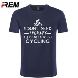 REM New Arrival Men Summer Fashion T Shirts Biker Cycle printed O-neck T-shirts Male Short-sleeve Fitness T shirts T200516