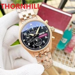 Luxury Mens Watches top 316 fine steel case Mineral Super Mirror 42*13MM Fully automatic mechanical movement luminous Wristwatch Montre De Luxe