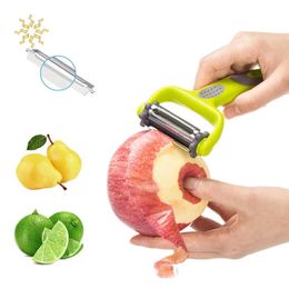 Sublimation Tool Kitchen Multifunctional Peeler For Vegetables And Fruits Planer 360 Degree Rotating Peeler Grater Slicer Tools