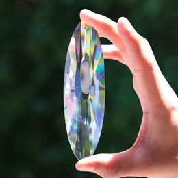 Chandelier Crystal Transparent Rectangular Faceted Cut Glass Pendant Accessories Home Hanging Decorative CraftsChandelier
