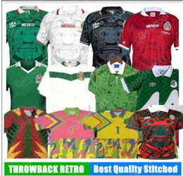 Retro 70 MEXICO BLANCO Soccer Jersey 86 94 98 2006 HERNANDEZ H.SANCHEZ football shirt LUIS GARCIA CAMPOS ancient maillot MARQUEZ 2006 1997 2010 1999 kid kits