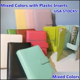 Filing Supplies Products Office School Business Industrial Usa Stocks 10 Ron Colours Mixed A6 Binders With Plastic Inserts 130*190Mm Empty