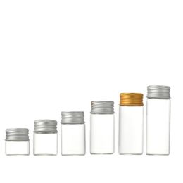 30mm 30ml mini cute small high borosilicate glass message bottle wish bottles candy jar for crafts with aluminum screw cap send by ocean express