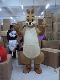 Mascot doll costume Kangaroo Mascot Cartoon Apparel Birthday Party Fancy Costume Mascotte