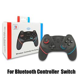 Wireless Bluetooth Controller for Switch Pro Vibration Joystick Gamepad Game Controller for Nes Play Station With Retail Box DHL271H