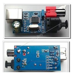 Integrated Circuits Hifi Digital Sound Card USB to Coaxial Optical Fibre I2S / DTS source output