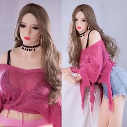 silicone adult sexy love dolls Canada - 158cm Sex Dolls Real Adult Life Big Breast Vagina Toys for Men Tpe Sexy Full Size Silicone with skeleton Love Doll