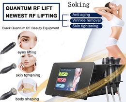 Latest Quantum Vortex Rf Non-Invasive Skin Tightening Machine Portable Radio Frequency Face Lifting Wrinkle Removal Body Slimming Machines