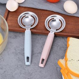 Egg Separator Tool Stainless Steel Yolk White Separators Sieve Kitchen Gadgets Baking Tools Yolk Remover Divider Philtre by sea GCB14799