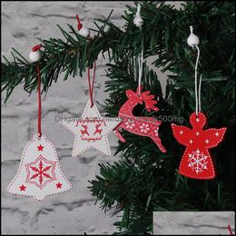 Christmas Decorations Festive Party Supplies Home Garden Pendant Personalised Tree Ornaments Children Gifts Baubles Outdoor Woodiness Diy