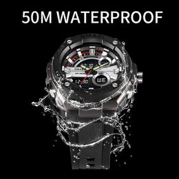 Men es Sport Waterproof 50M Swimming Clock Rose Gold Military Watch Mens Sets