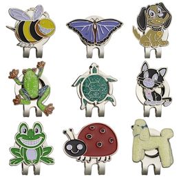 Hat Visor Clip Ball Mark 9 Kinds Animal Markers Golf Accessories Wholesale Price. 201026