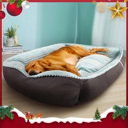 HOOPET Winter Warm Pet For Small Medium Large Labradors House Soft Big Dog bed 210224