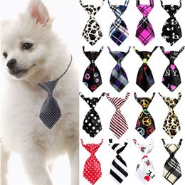 25 50 100 pcs lot Mix Colors Wholesale Dog Bows Pet Grooming Supplies Adjustable Puppy Cat Bow Tie Pets Accessories For s LJ200923