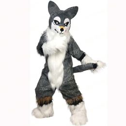Performance Husky Fox Dog Mascot Costumes Christmas Cartoon Character Outfits Suit Birthday Party Halloween Outdoor Outfit Suit