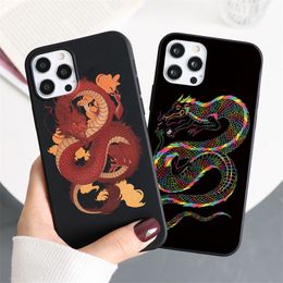 Soft TPU Cases For Xiaomi Poco X3 NFC F3 Mi A3 10T 9T Redmi Note 10 9 8T 8 7 5 6 Pro Lite 9S 9A 7A Capa Dragon Phone Cover