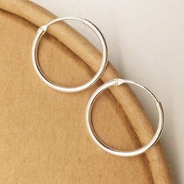 Hoop & Huggie Pair Gold Silver Color Mini Small Medium Earrings Women Men Earring 8mm-20mm Minimalist 1.2mm Hoops VintageHoop Kirs22