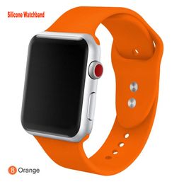 Silicon Fashion design Smartwatch Straps For Apple Watch band 7 6 5 4 3 2 SE elastic retractable strap 38mm 40mm 42mm 44mm 41mm 45mm watchbands